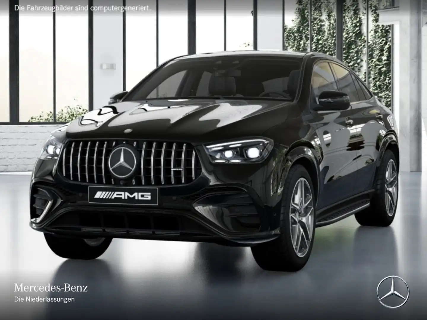 Mercedes-Benz GLE 53 AMG GLE 53 HYBRID Coupé 4M NIGHT+PANO+360+AHK+21"+HUD Schwarz - 2