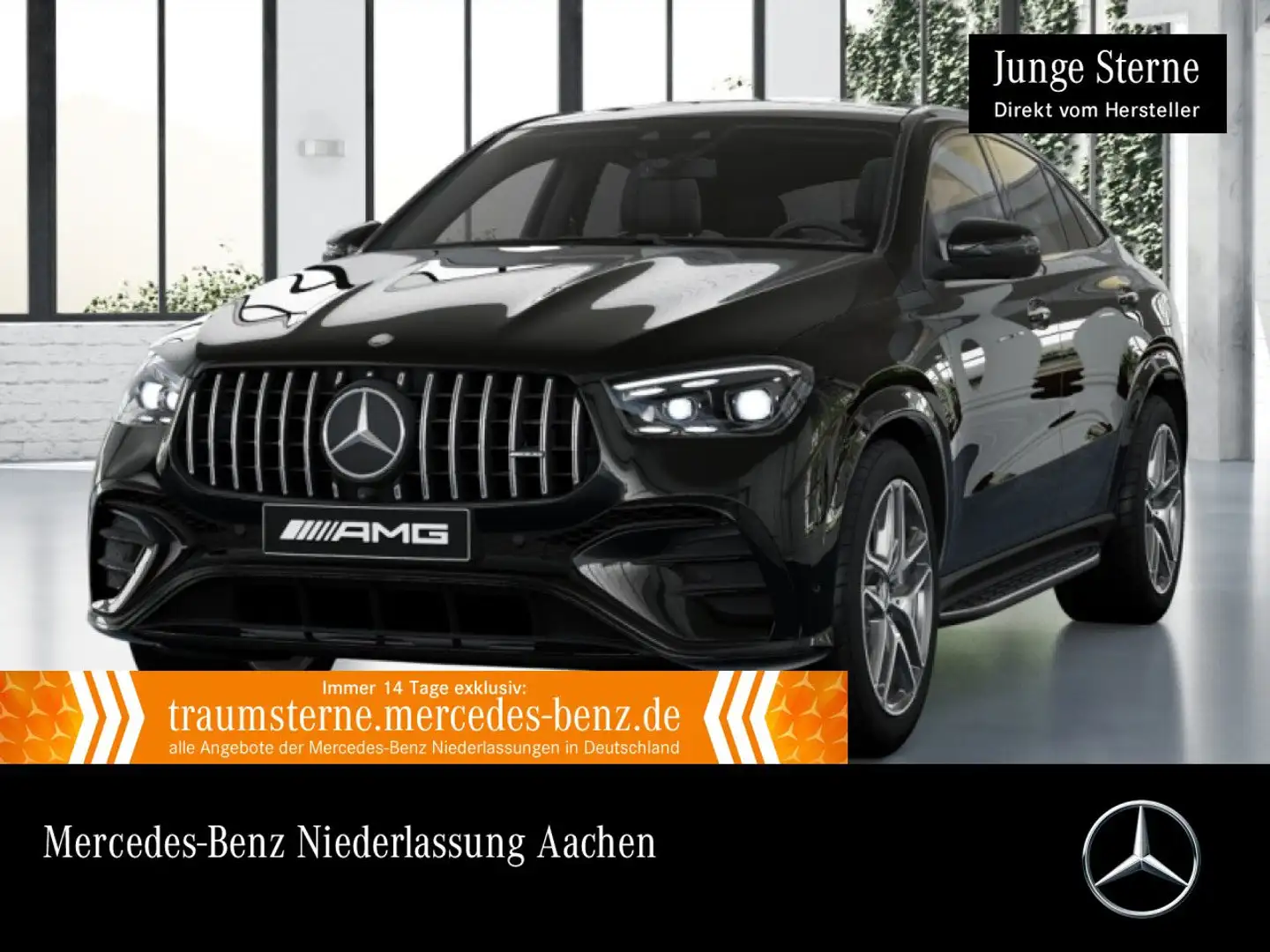 Mercedes-Benz GLE 53 AMG GLE 53 HYBRID Coupé 4M NIGHT+PANO+360+AHK+21"+HUD Schwarz - 1