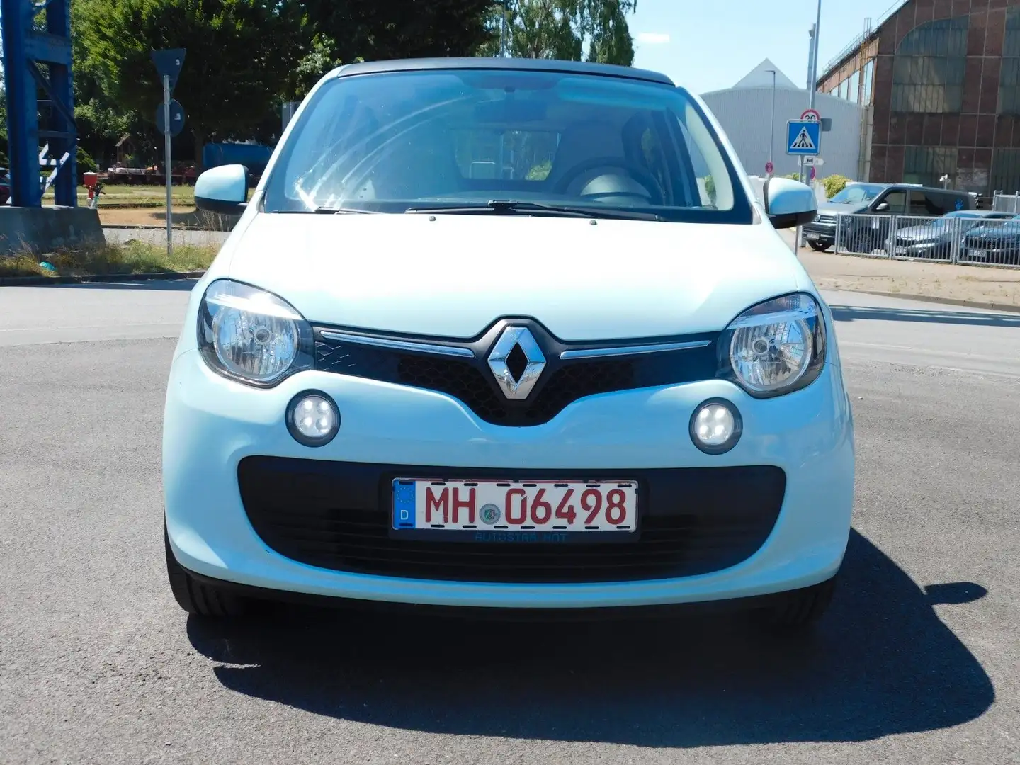 Renault Twingo Dynamique/Faltdach/Klima/TUV.07.2027/ALU Blauw - 2