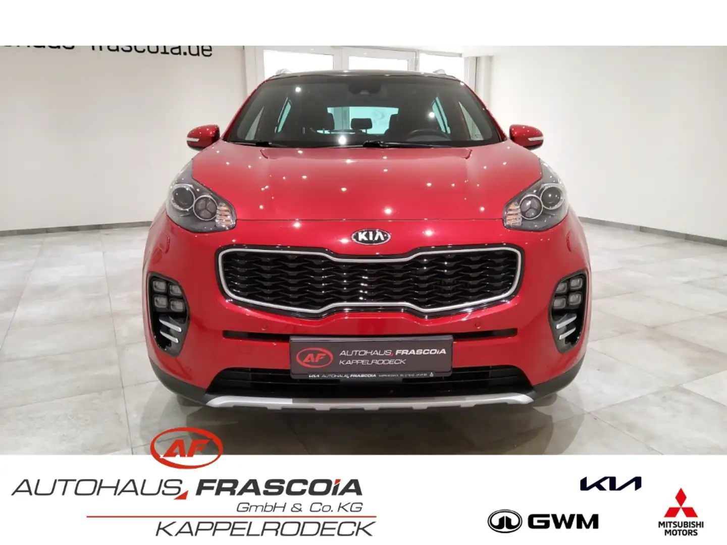 Kia Sportage GT-Line 4WD T-GDI 1.6 AWD Navi Leder PDC Rückfahrk Czerwony - 2
