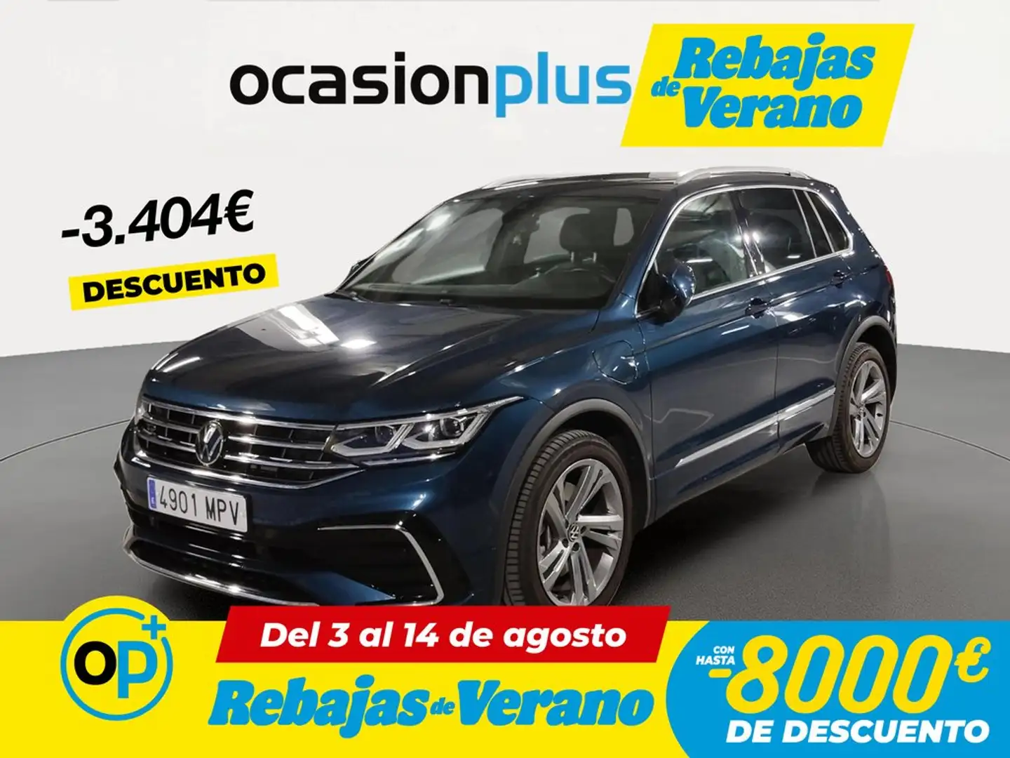 Volkswagen Tiguan 1.4 eHibrid R-Line 180kW Azul - 1