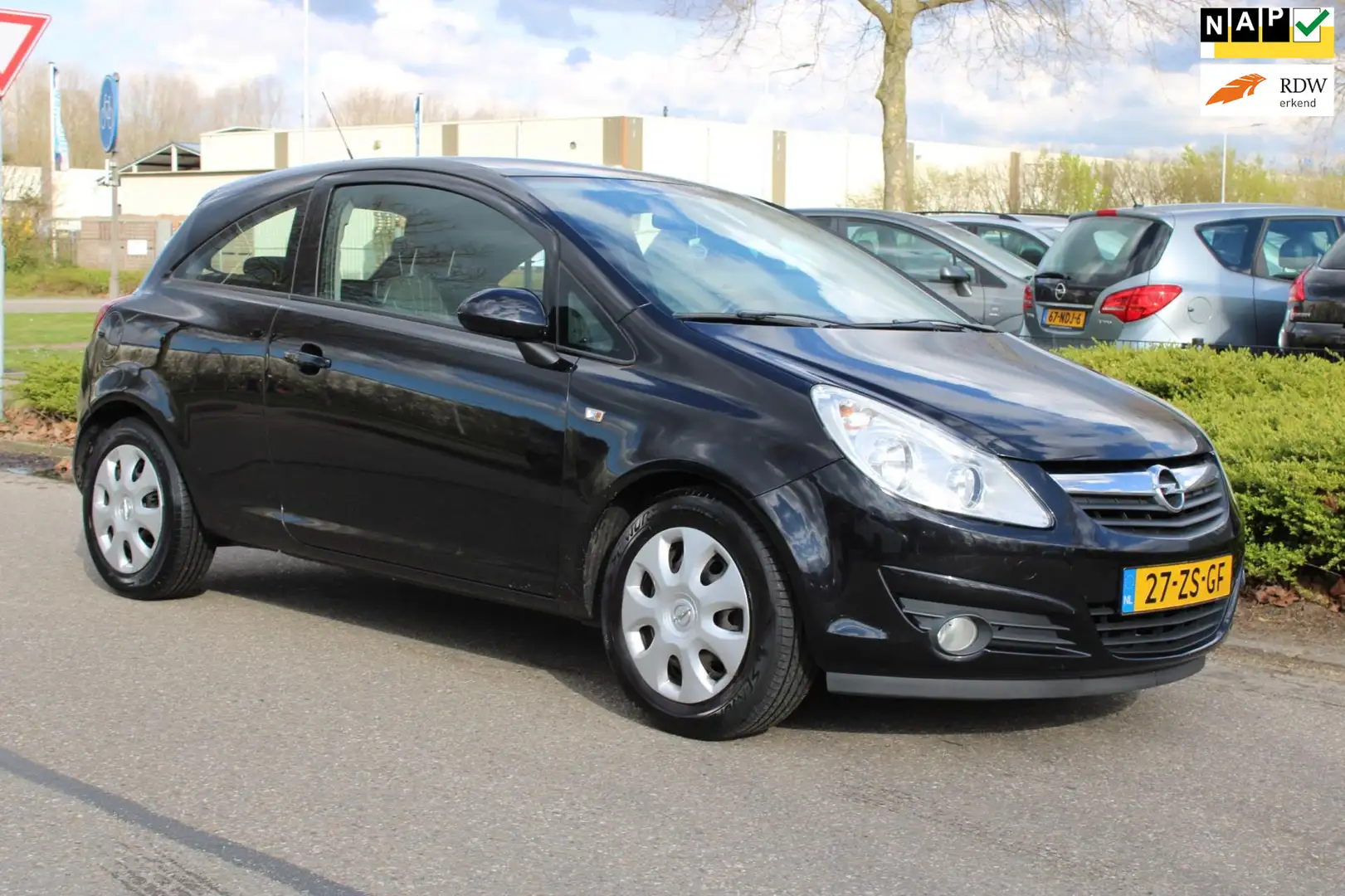 Opel Corsa 1.2-16V ENJOY-uitv/AIRCONDITIONING/CRUISE CONTROL/ Nero - 1