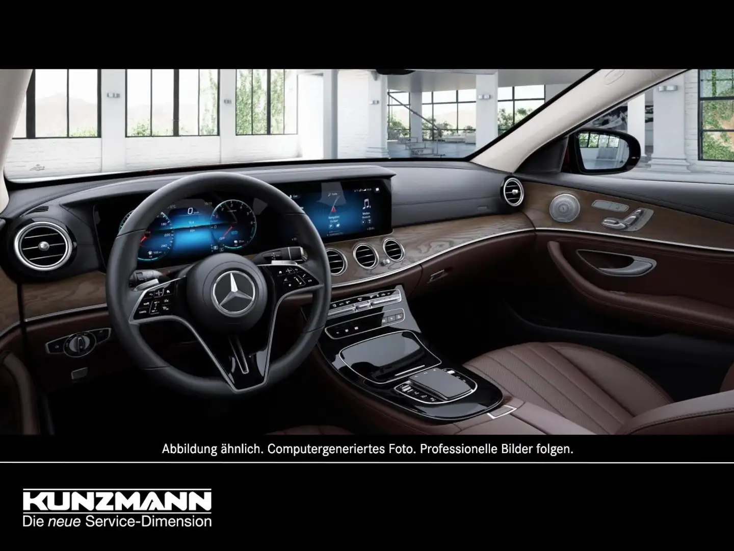 Mercedes-Benz E 300 de T Exclusive Distronic Panorama 360° AHK Rot - 2