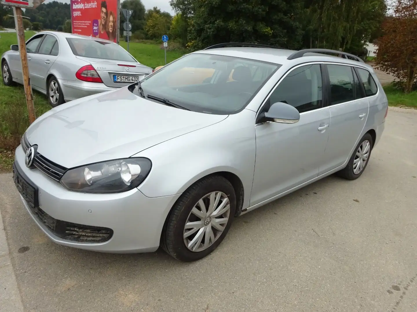Volkswagen Golf VI Variant/2. Hand/Euro 5 Argento - 2
