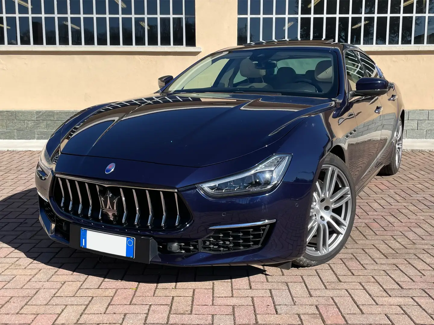 Maserati Ghibli Ghibli 3.0 V6 bt Granlusso 350cv auto my19 Bleu - 1