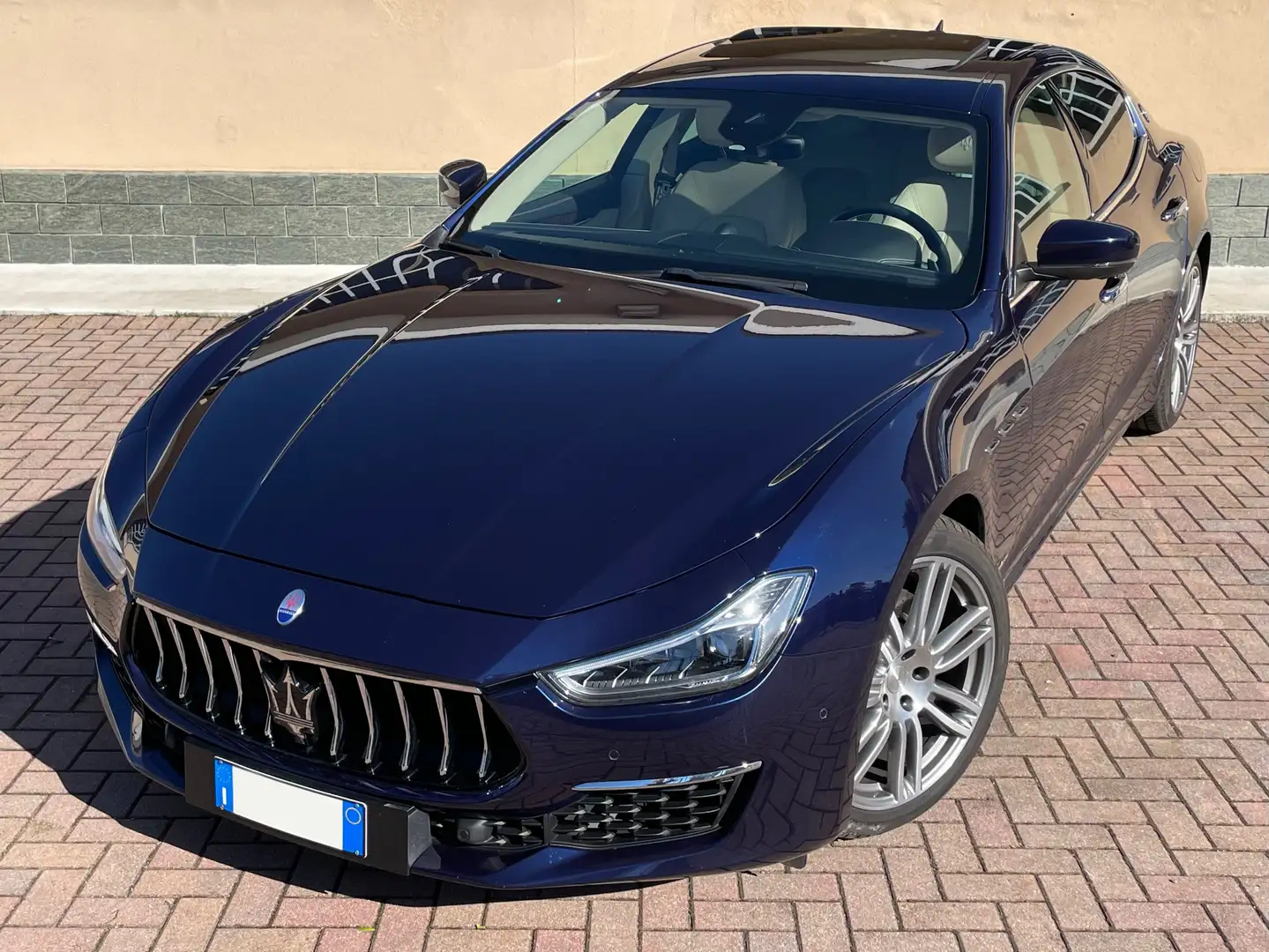 Maserati Ghibli Ghibli 3.0 V6 bt Granlusso 350cv auto my19 Bleu - 2