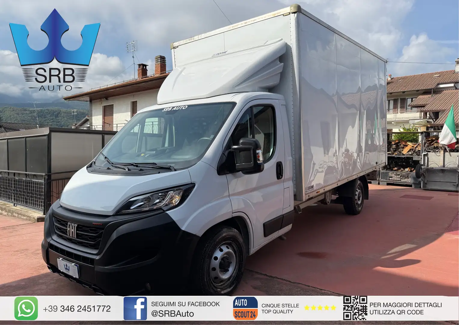 Fiat Ducato BOXATO * FURGONATO * CABINATO * BOX Blanc - 1