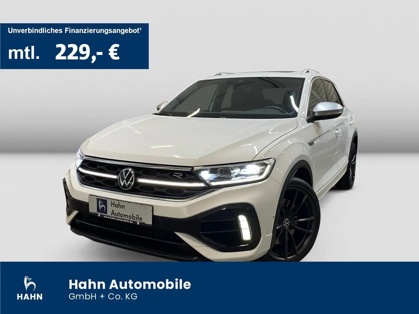 Volkswagen T-Roc 2.0 TSI DSG R 4Motion ACC Pano Navi Kamera Weiß - 1