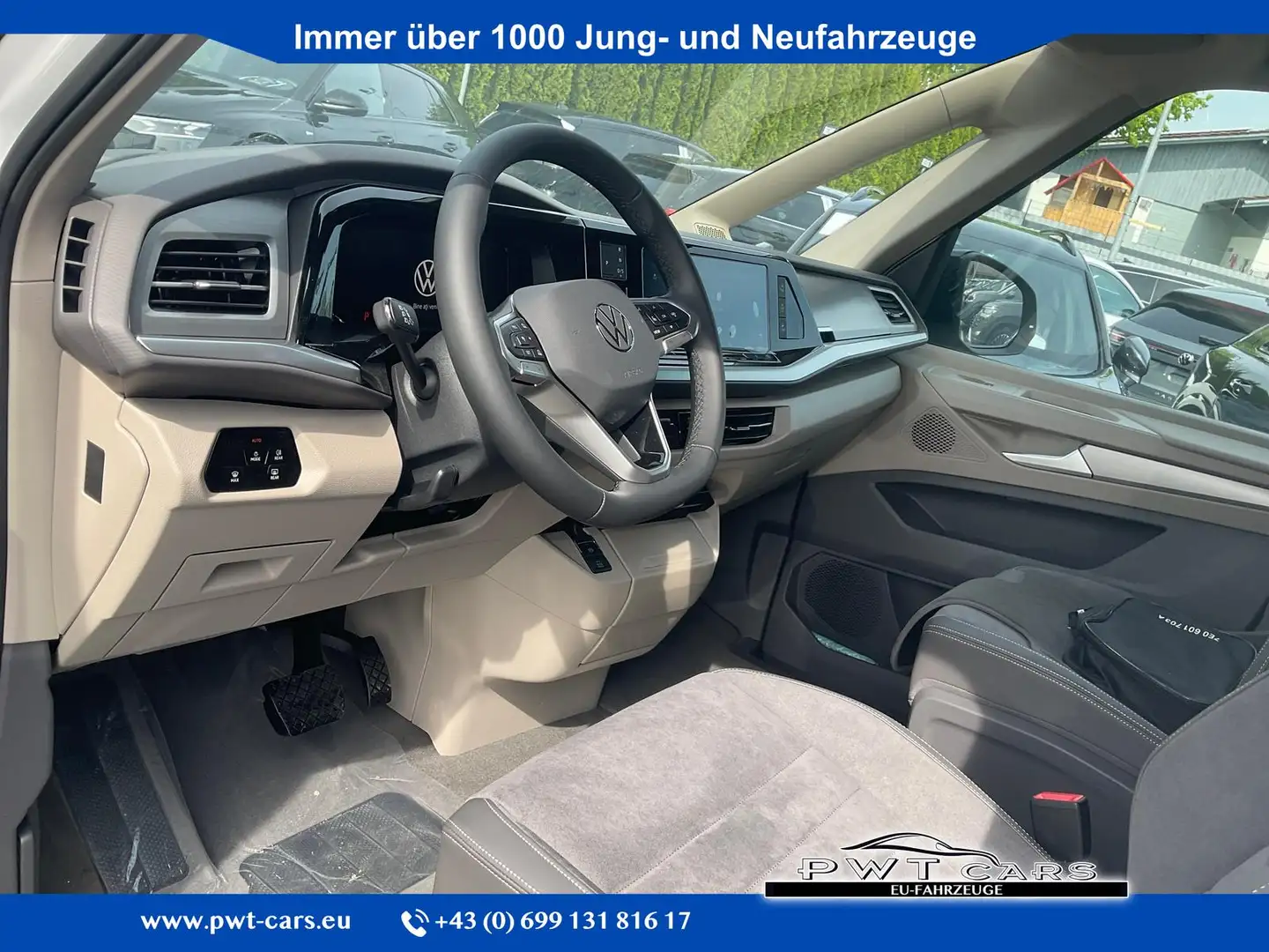 Volkswagen T7 Multivan Life lang TDI DSG Life, Teilleder, AHK, Navi, e... Белый - 1