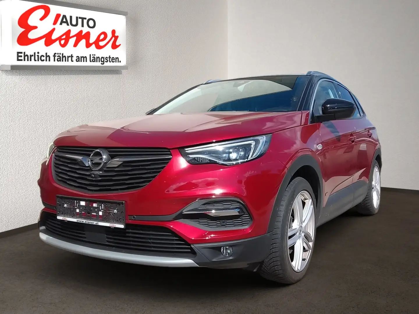 Opel Grandland X 1.6 Turbo Ultimate 2xKlima 360 AUT Rot - 2