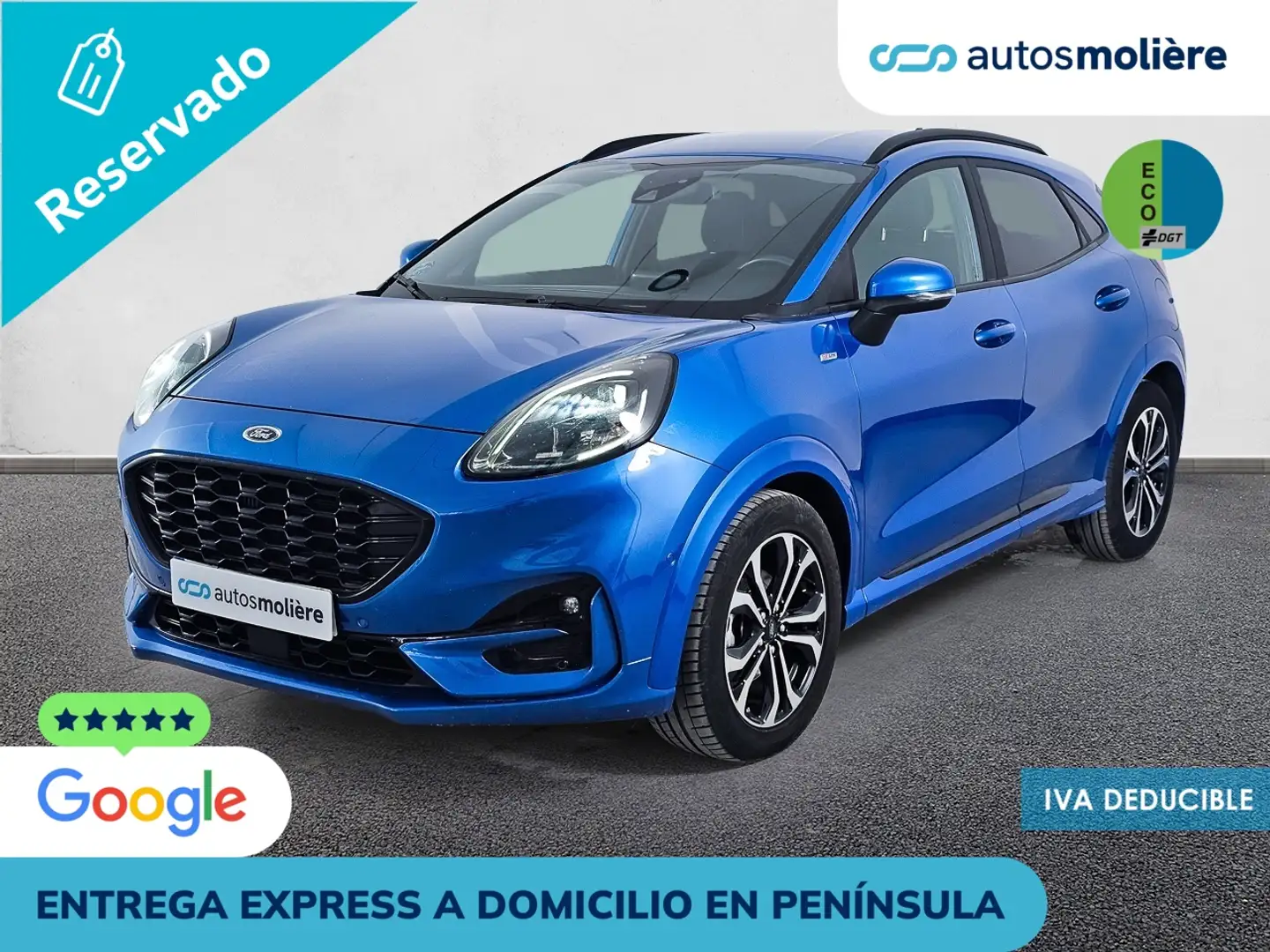 Ford Puma 1.0 EcoBoost MHEV ST-Line Design 125 Azul - 1