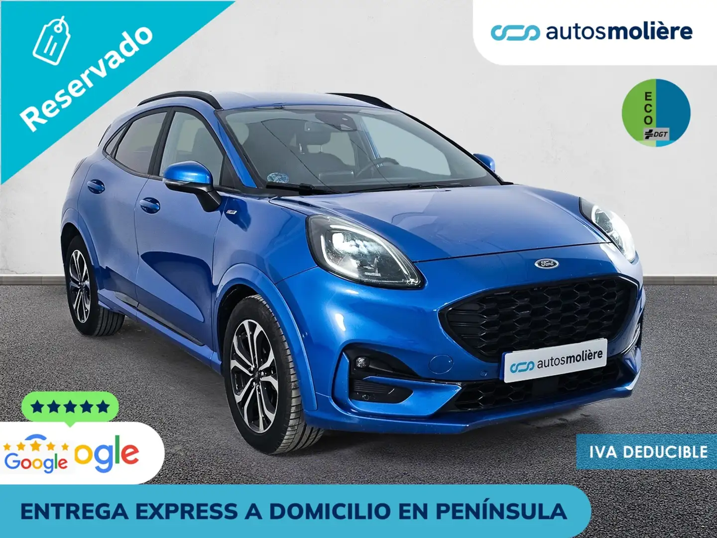 Ford Puma 1.0 EcoBoost MHEV ST-Line Design 125 Azul - 2