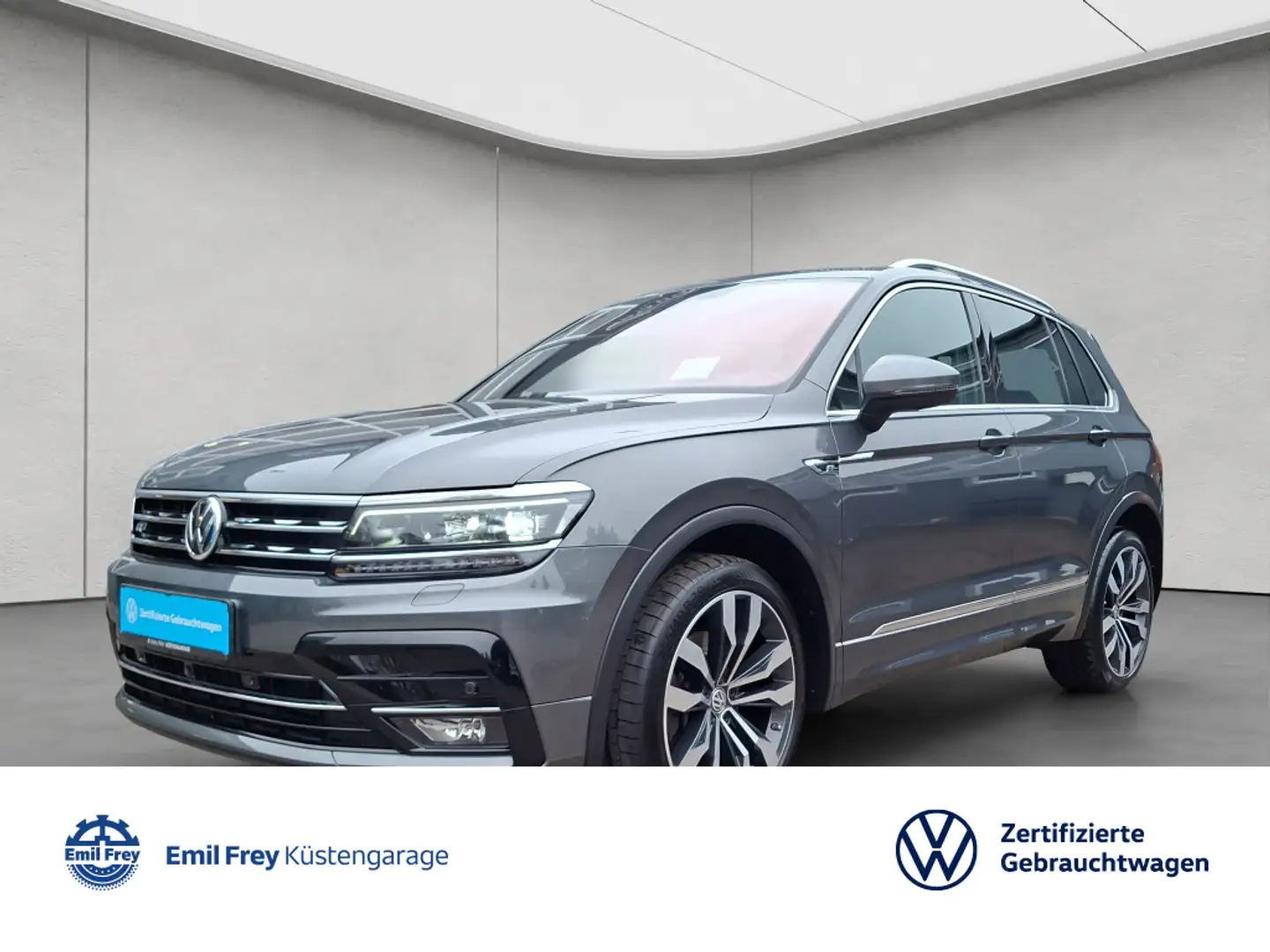 Volkswagen Tiguan 2,0 TSI Higline 4 Motion Pano AHK Area He Grau - 1