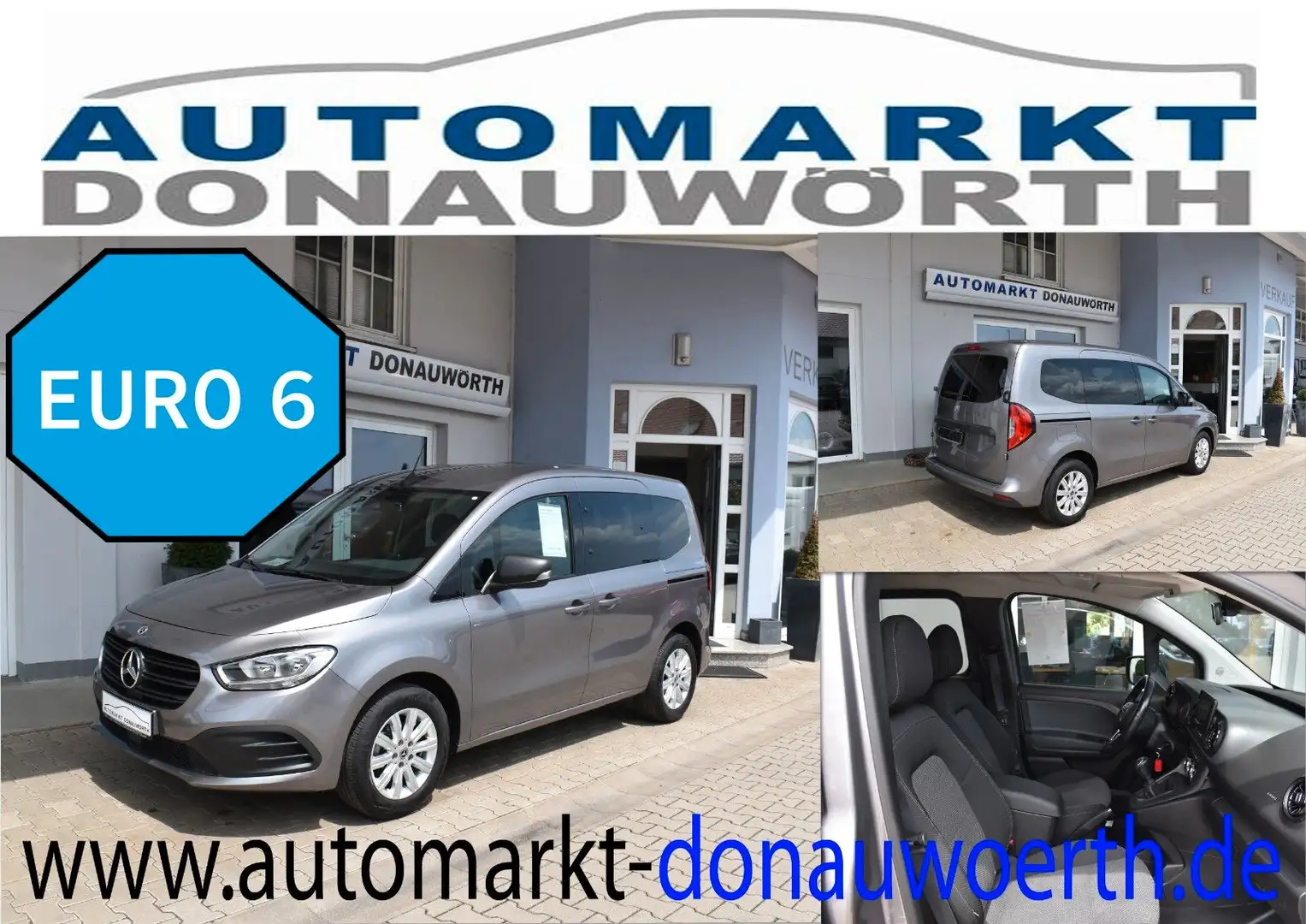 Mercedes-Benz Citan Tourer 113 Standard PRO Navi Sitzhzg Kamer Gris - 1