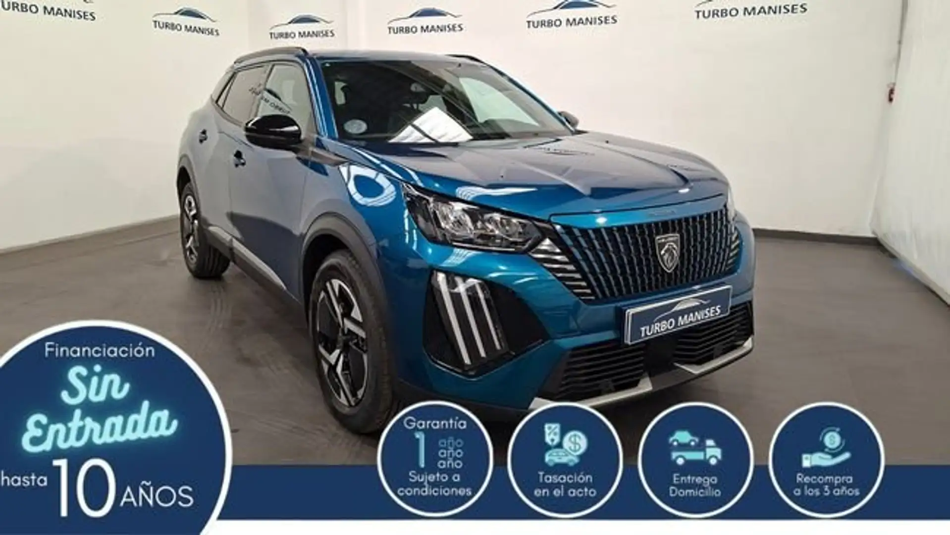Peugeot 2008 Allure Gasolina 100 S&S 6 Vel. MAN Azul - 1