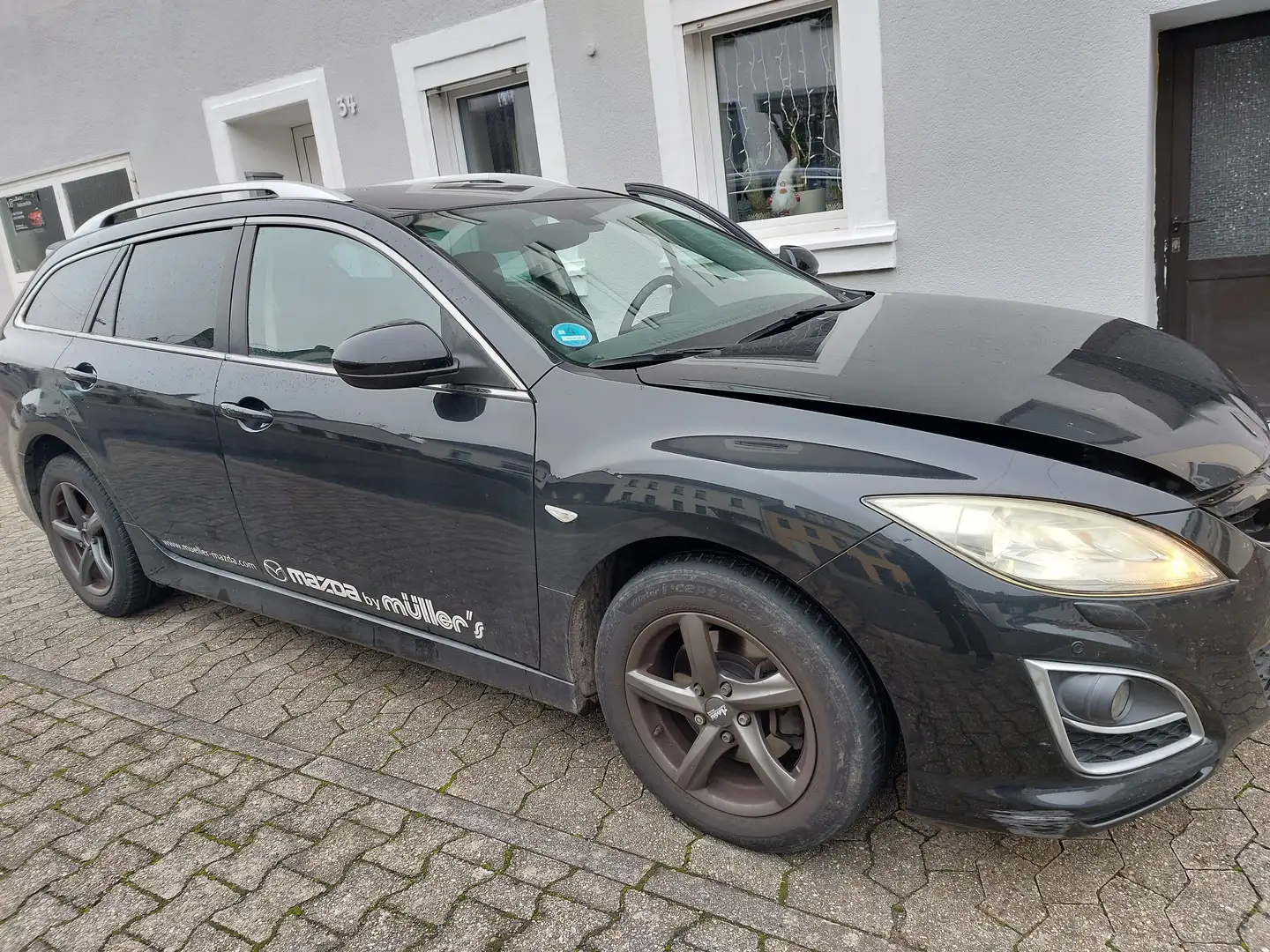 Mazda 6 6 , 2.2 CD Sports-Line 1Hand Fahrbereit Schwarz - 1