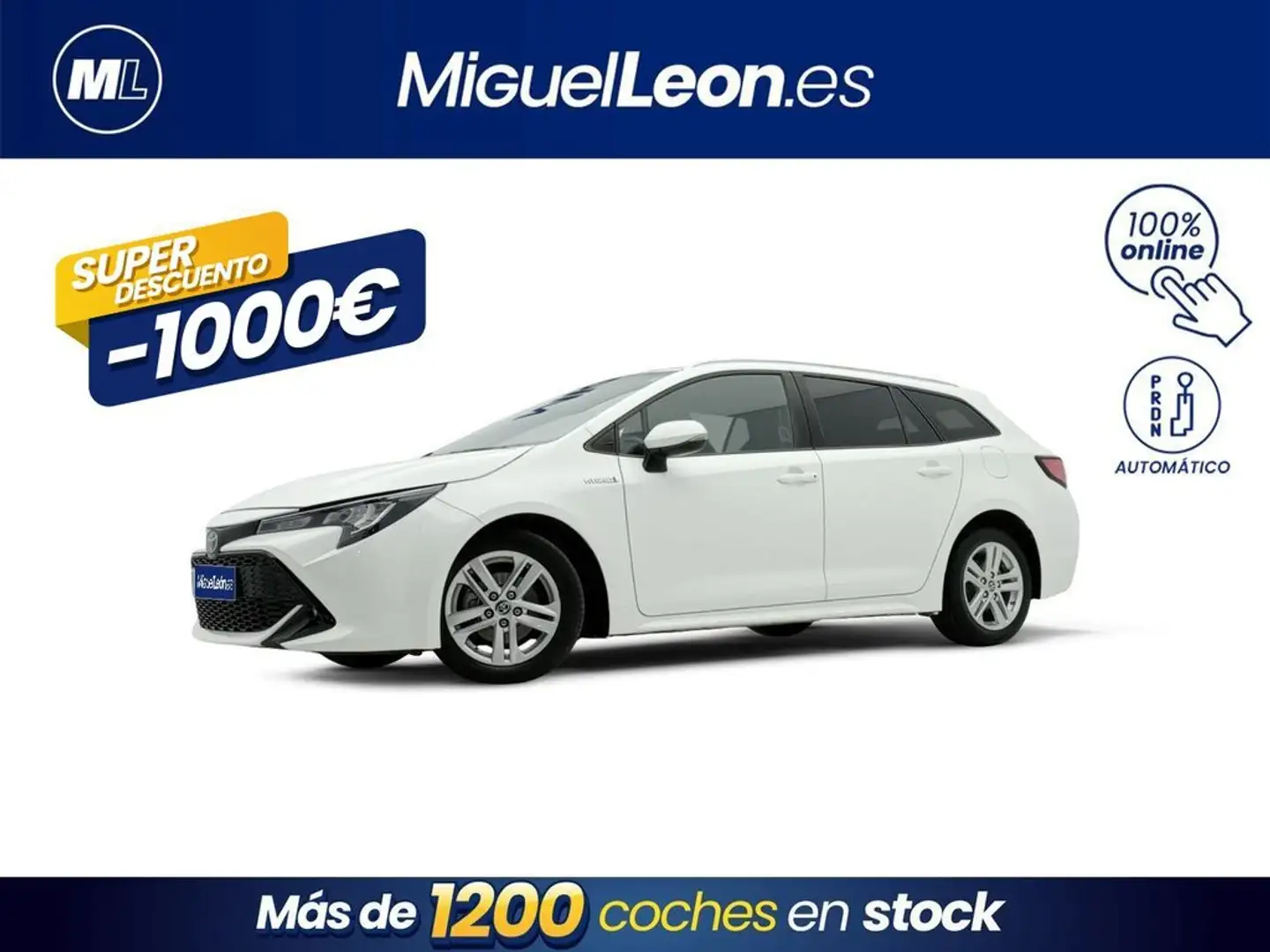 Toyota Corolla Touring Sports 125H Active Tech Blanc - 1