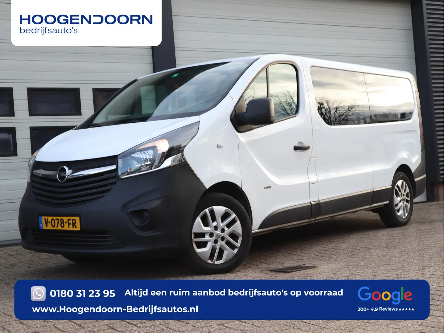 Opel Vivaro 1.6 CDTI 122pk Euro 6 DC 5 Pers. - L2 Lang - Airco Blanc - 1