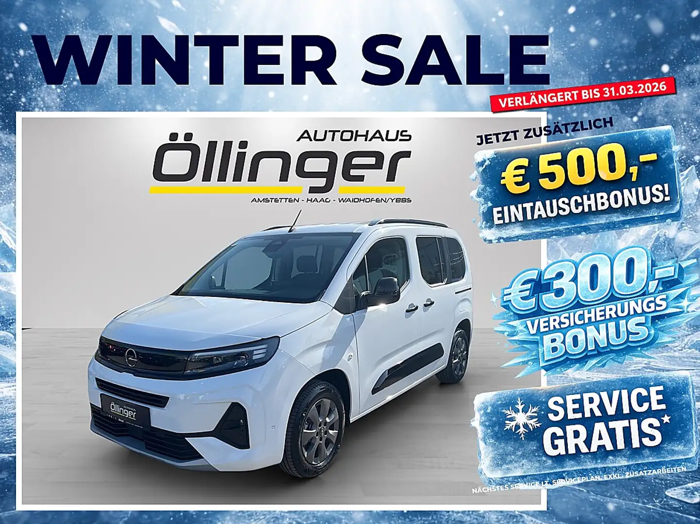 Opel Combo 1.5 CDTI L GS + tolle Extras! Weiß - 1