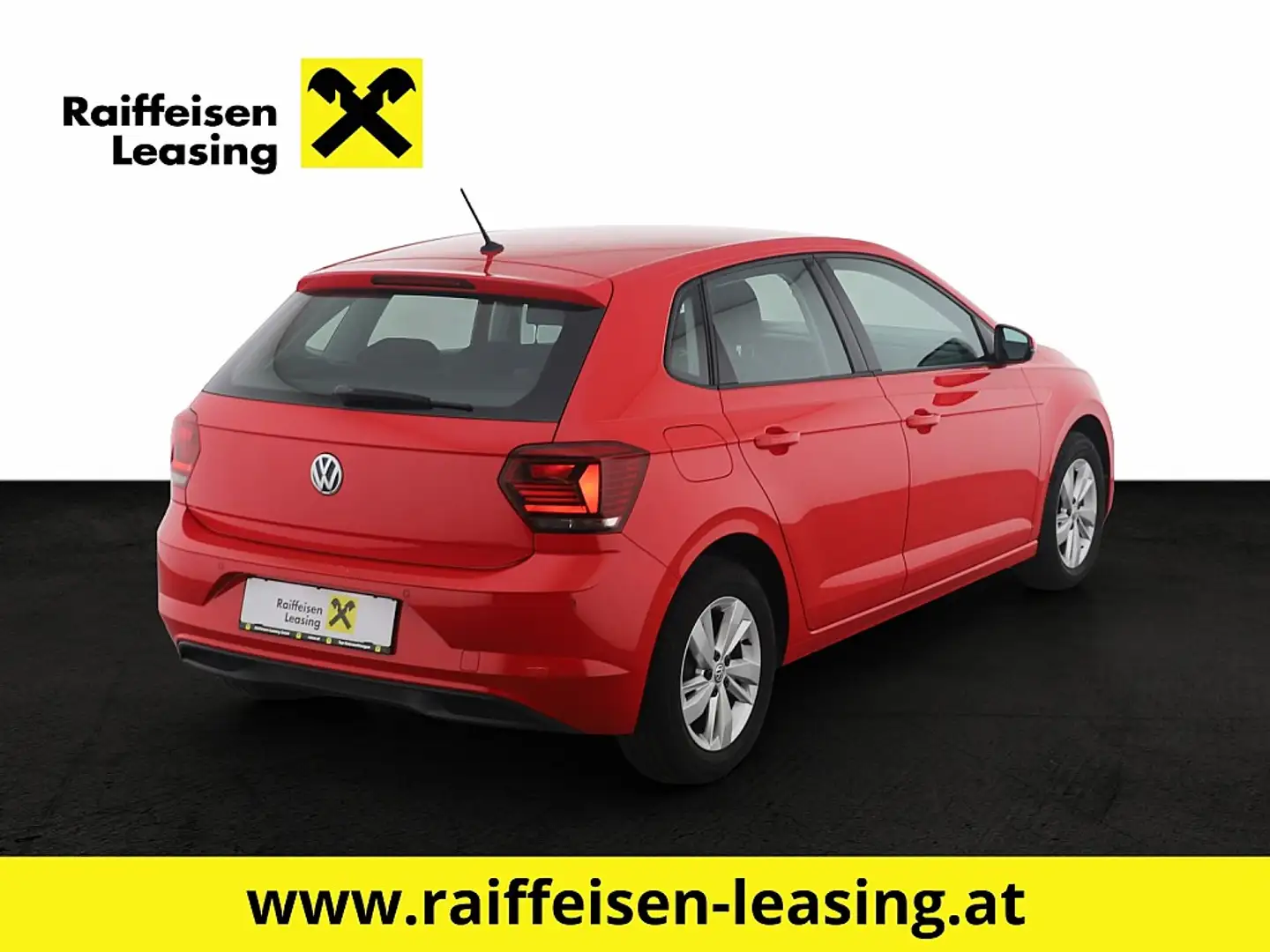 Volkswagen Polo 1,0 Comfortline TSI DSG Rojo - 2