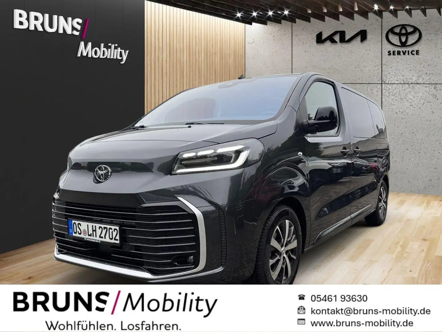 Toyota Proace Proace Verso L1 2.0 Automatik Lounge AHK 2.400kg Gri - 1