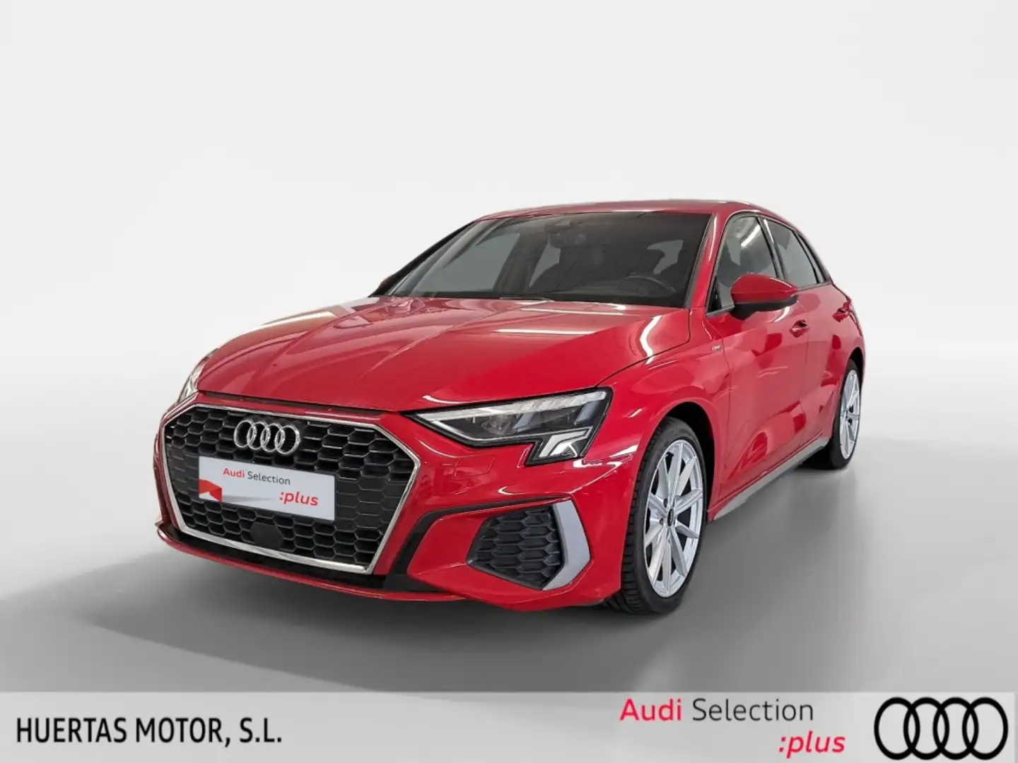 Audi A3 BERLINA CON PORTON 2.0 30 TDI S LINE SPORTBACK 116 Rojo - 1