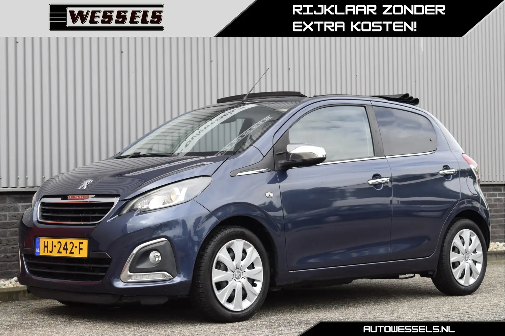 Peugeot 108 1.0 e-VTi Allure TOP! Cabrio, Cruise, Elek. ramen, Blauw - 1