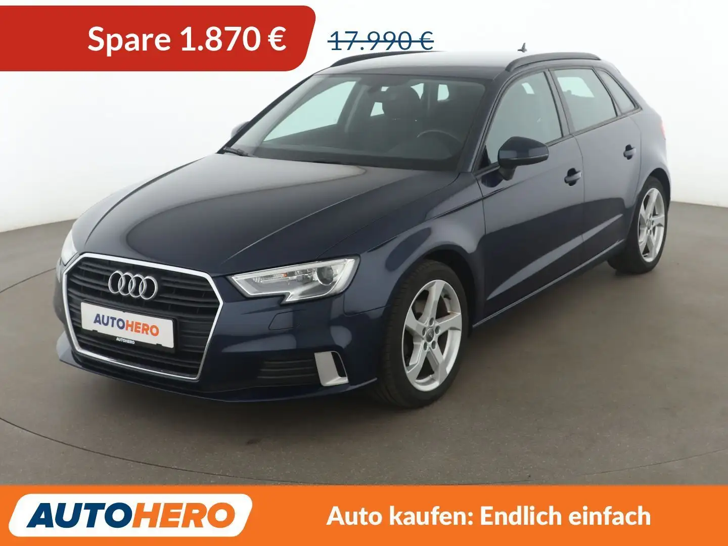 Audi A3 1.5 TSI ACT sport *NAVI*XENON*PDC*SHZ* Bleu - 1