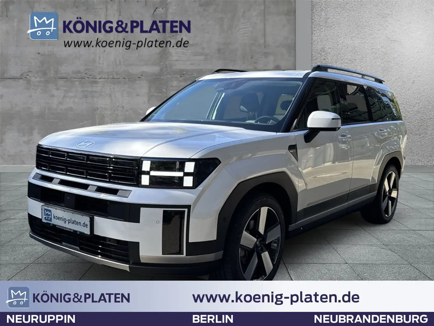 Hyundai SANTA FE 1.6 T-GDi (253 PS) 6-AT 4WD SIGNATURE Klima Navi Weiß - 1