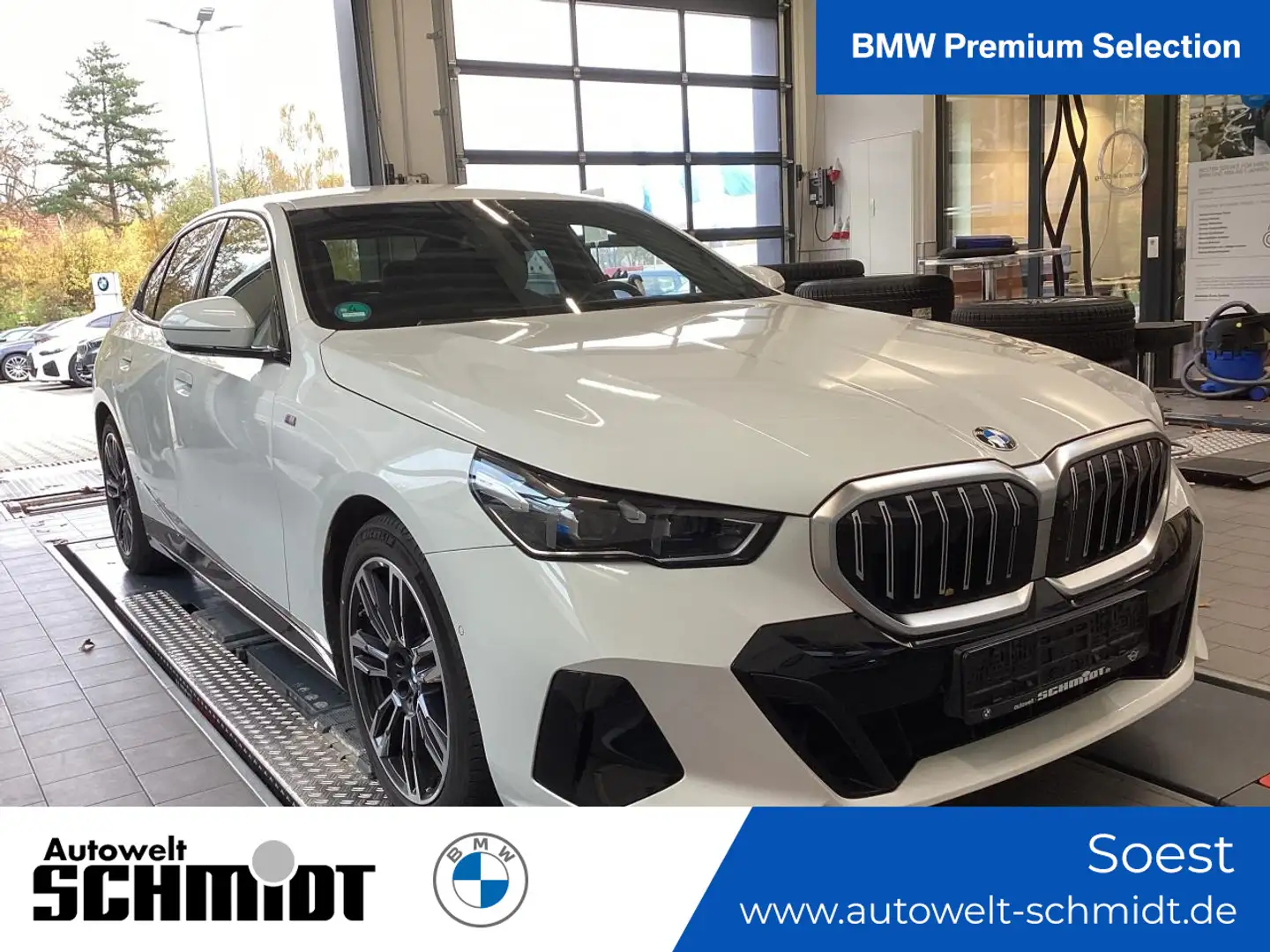BMW 520 d M Sportpaket + GARANTIE-bis-03.2029 Weiß - 1