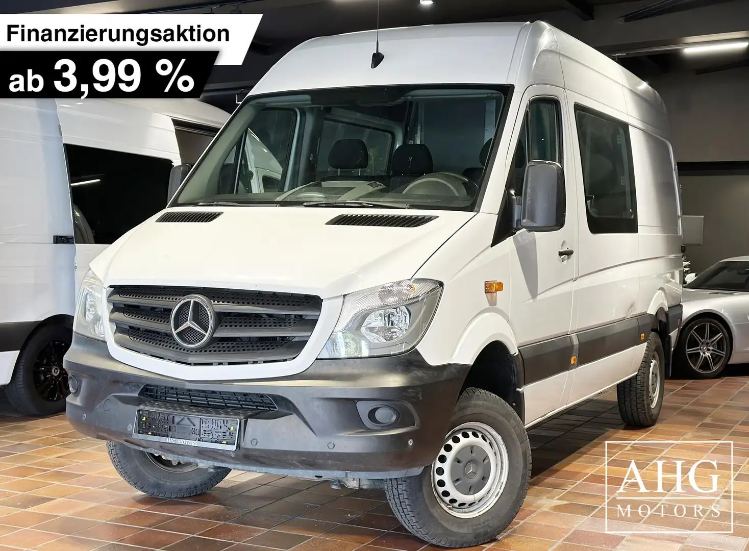 Mercedes-Benz Sprinter 314 4X4 L2H2 MIXTO 6-SITZE AC STANDHEIZUNG WERKSTA Weiß - 1