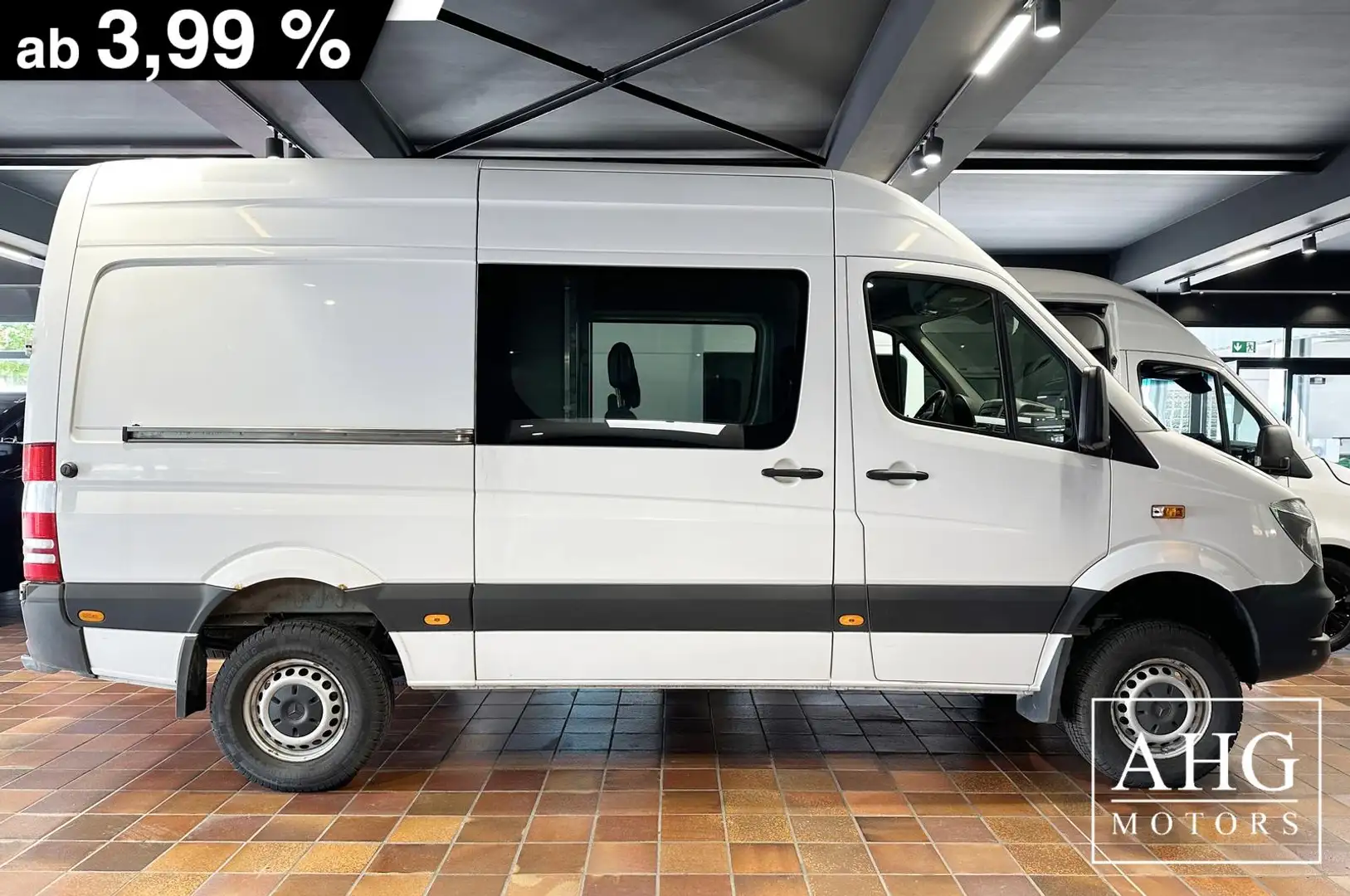 Mercedes-Benz Sprinter 314 4X4 L2H2 MIXTO 6-SITZE AC STANDHEIZUNG WERKSTA Blanc - 1