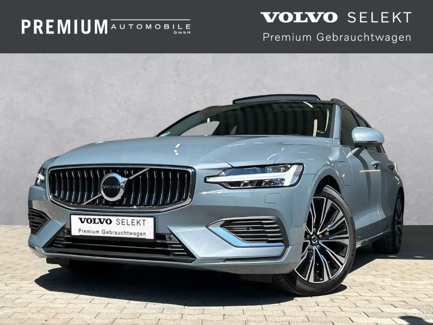 Volvo V60 Ultimate Bright Recharge T8 Plug-In Hybrid AWD AHK Grau - 1