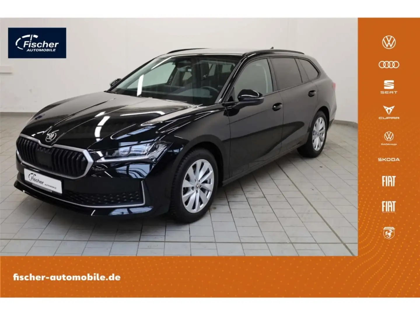 Skoda Superb Combi 1.5 TSI Selection DSG AHK/LED/NAV Schwarz - 1