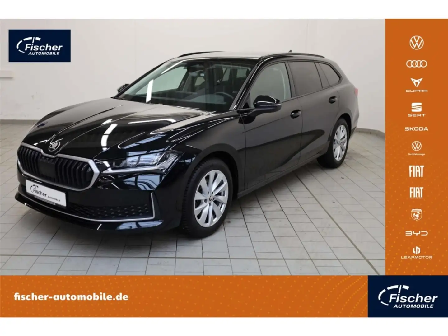 Skoda Superb Combi 1.5 TSI Selection DSG AHK/LED/NAV Schwarz - 1