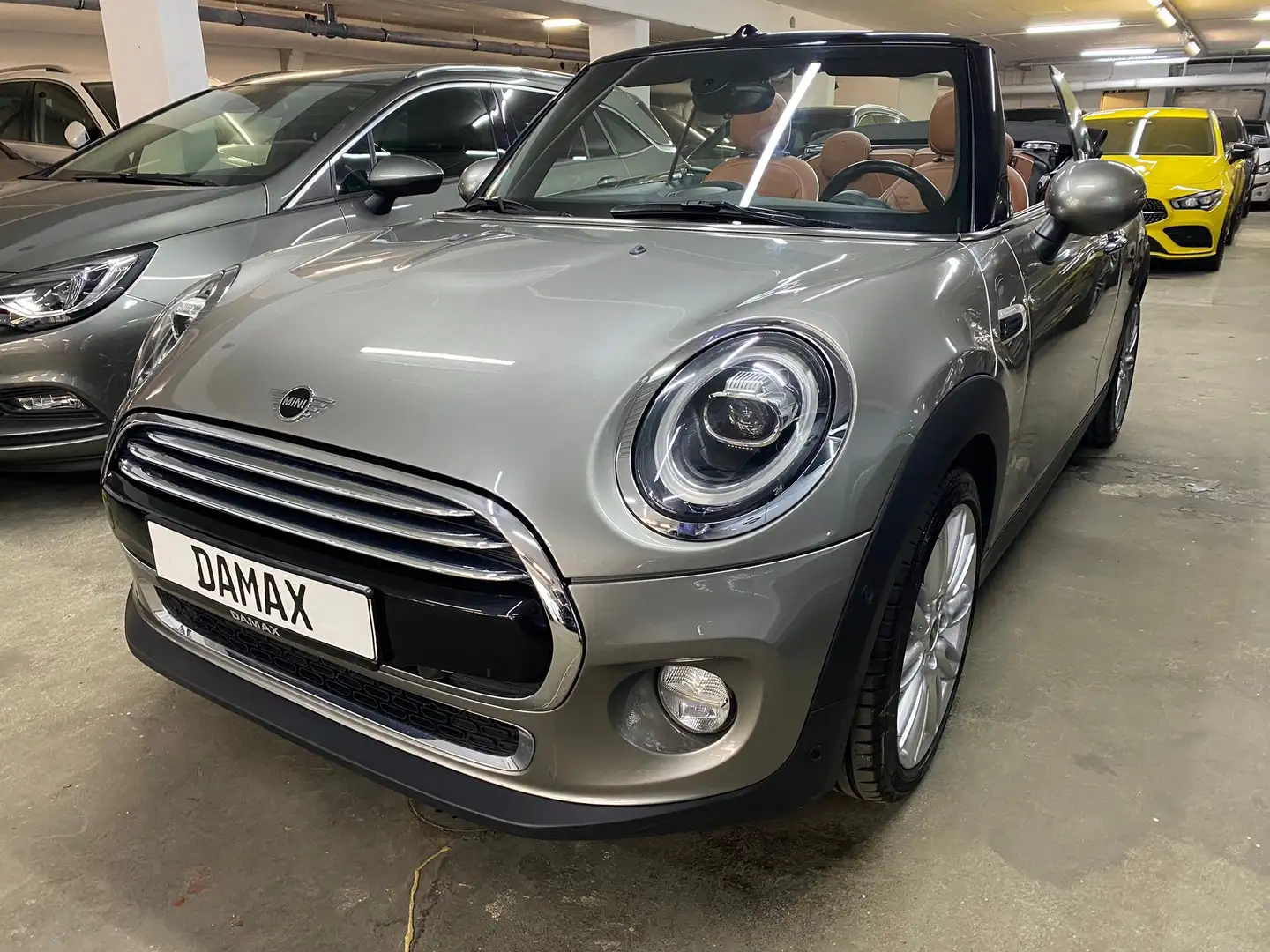 MINI Cooper D Cabrio CHILI*LEDER*NAVI Gris - 1