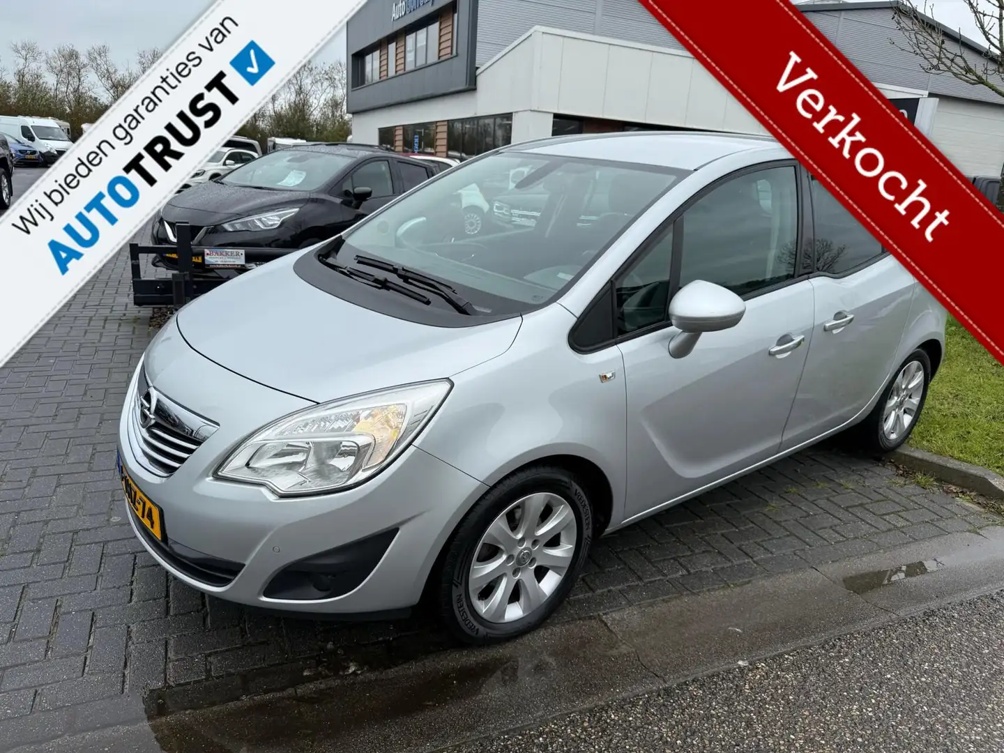 Opel Meriva 1.4 Turbo Cosmo AIRCO,CRUISE,TREKHAAK,PDC Grijs - 1