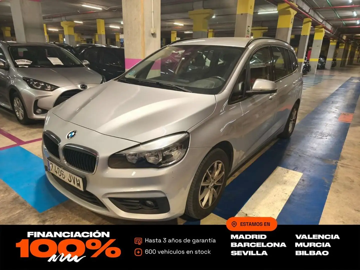 BMW 216 216d Zilver - 1