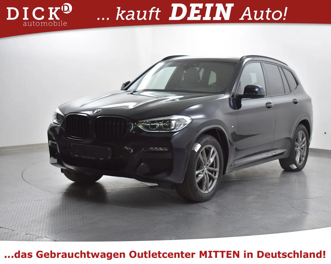 BMW X3 xDr 20d Sport Aut M PAKET+PROF+MEMO+VIRTU+KAM Fekete - 2