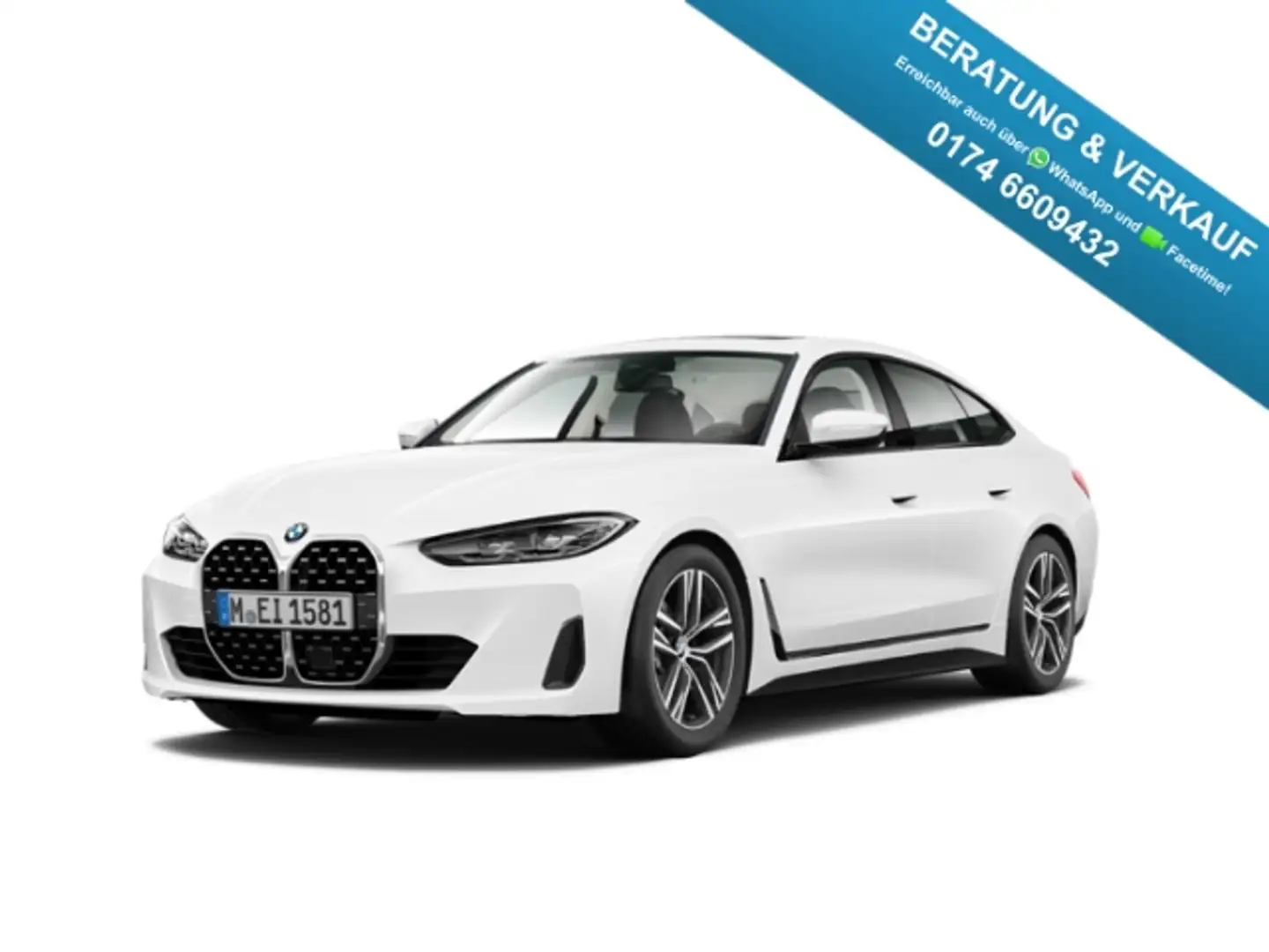 BMW 420 Gran Coupe i Aut. LED Navi AHK Standhzg DAB Blanco - 1