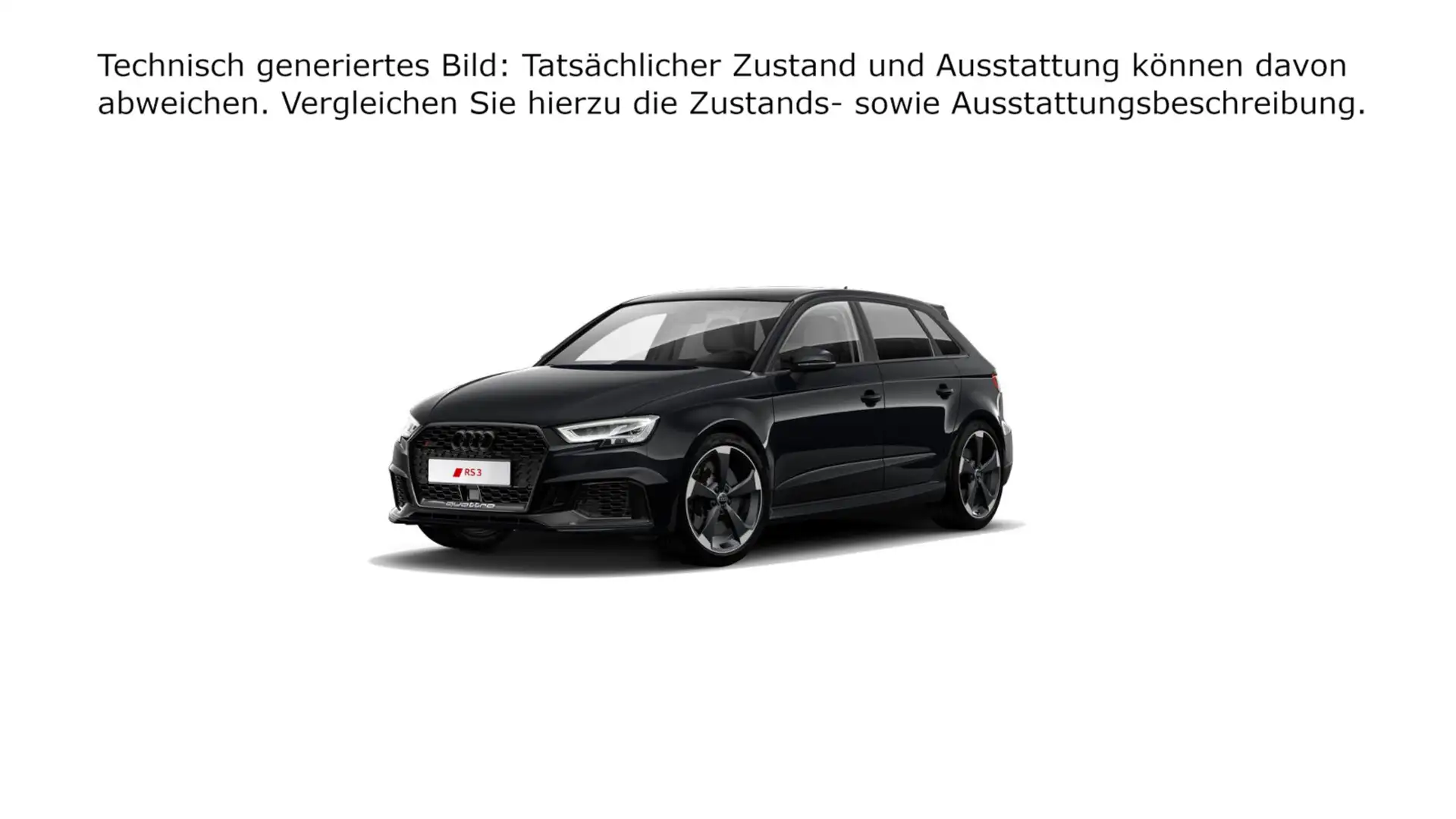 Audi RS3 RS3 Sportback S tronic Schwarz - 2