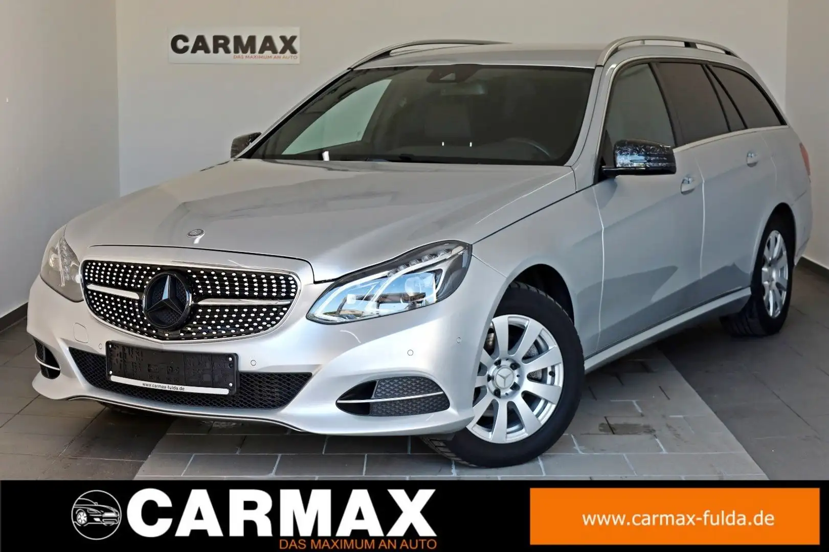 Mercedes-Benz E 200 d T BT Avantgarde T.Leder,Navi,LED,SH,PDC Zilver - 1