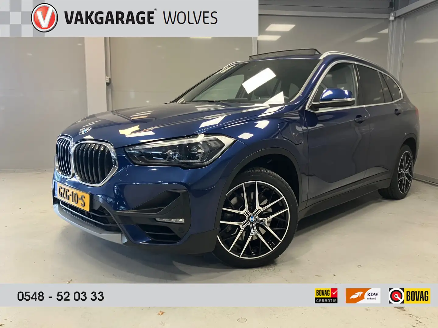 BMW X1 XDrive25e ADVANTAGE | PANODAK | LEER | LED | ELEKT Blauw - 1
