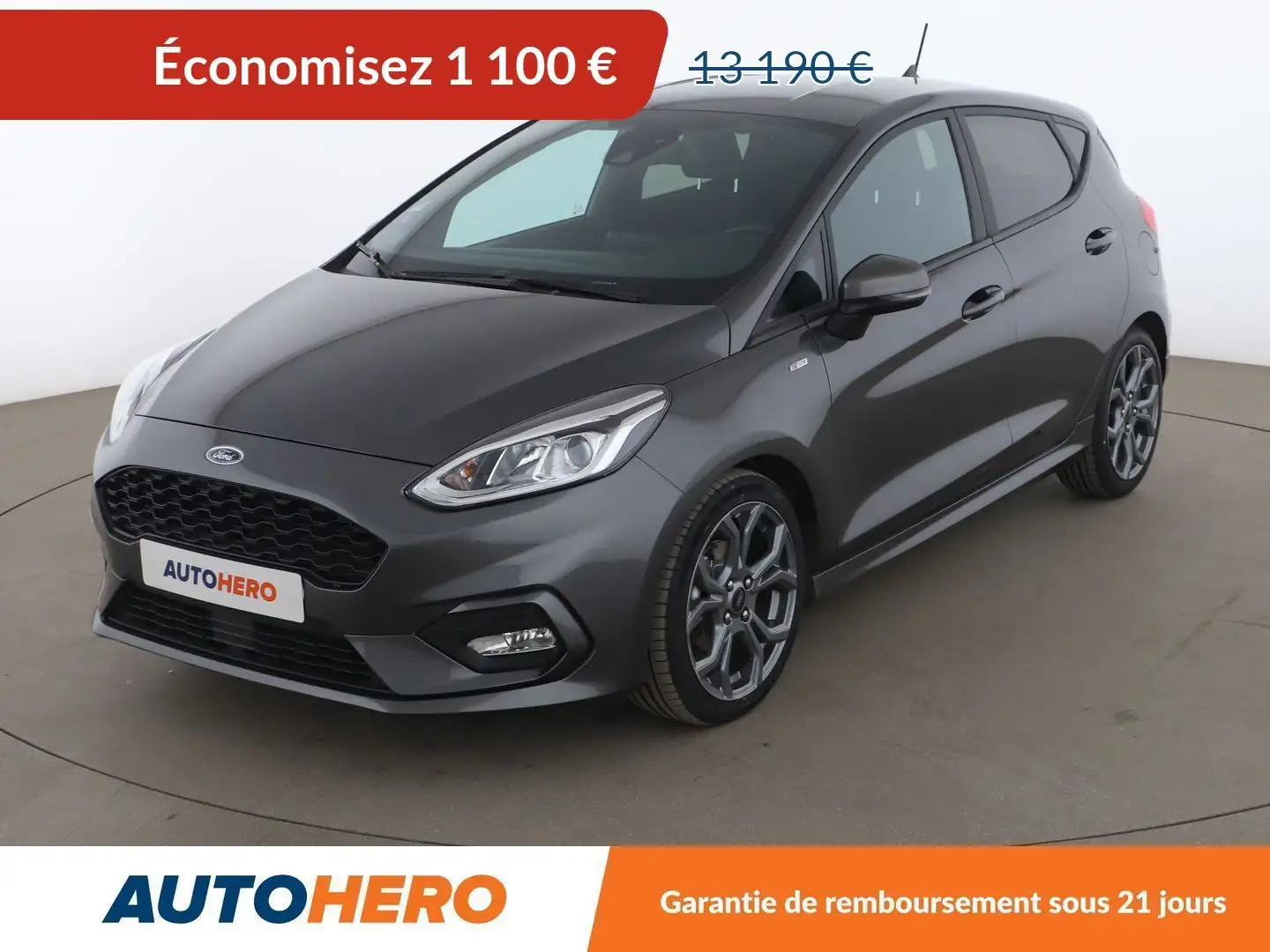 Ford Fiesta 1.0 EcoBoost ST-Line Gris - 1