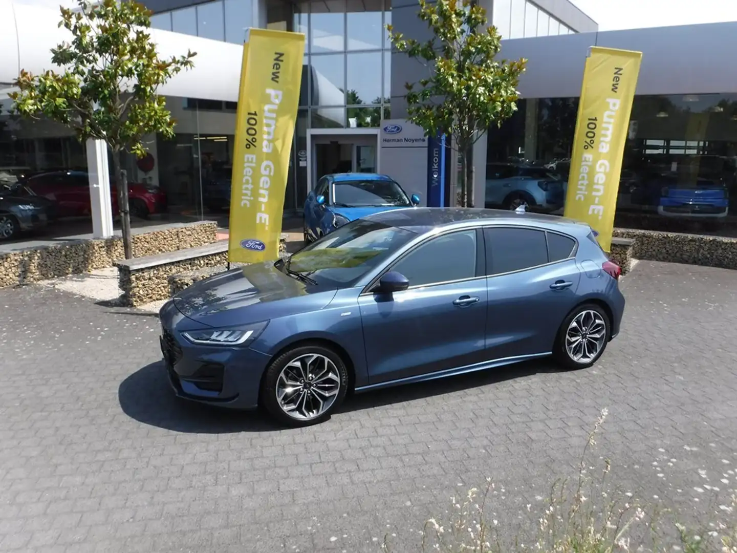 Ford Focus EcoBoost mHEV ST-Line X Bleu - 1
