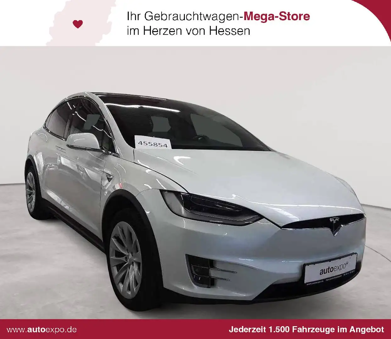 Tesla Model X Maximale Reichweite Weiß - 1