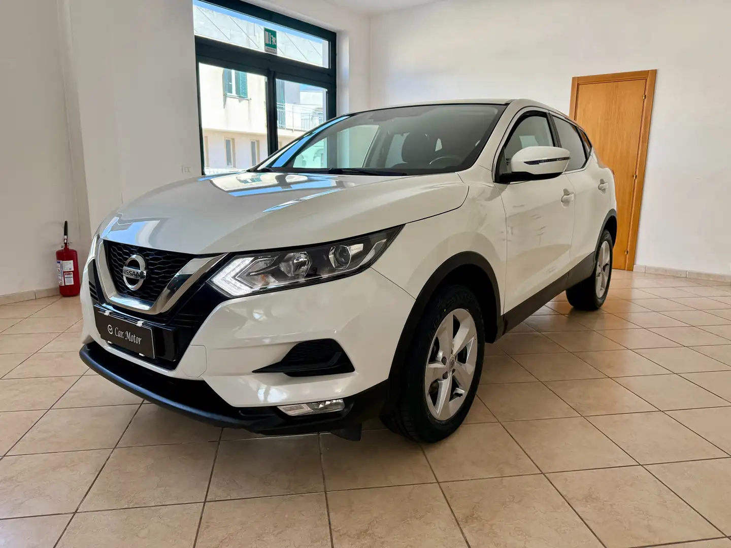 Nissan Qashqai Qashqai II 1.6 dci Business 2wd 130cv xtronic Cam Bianco - 1