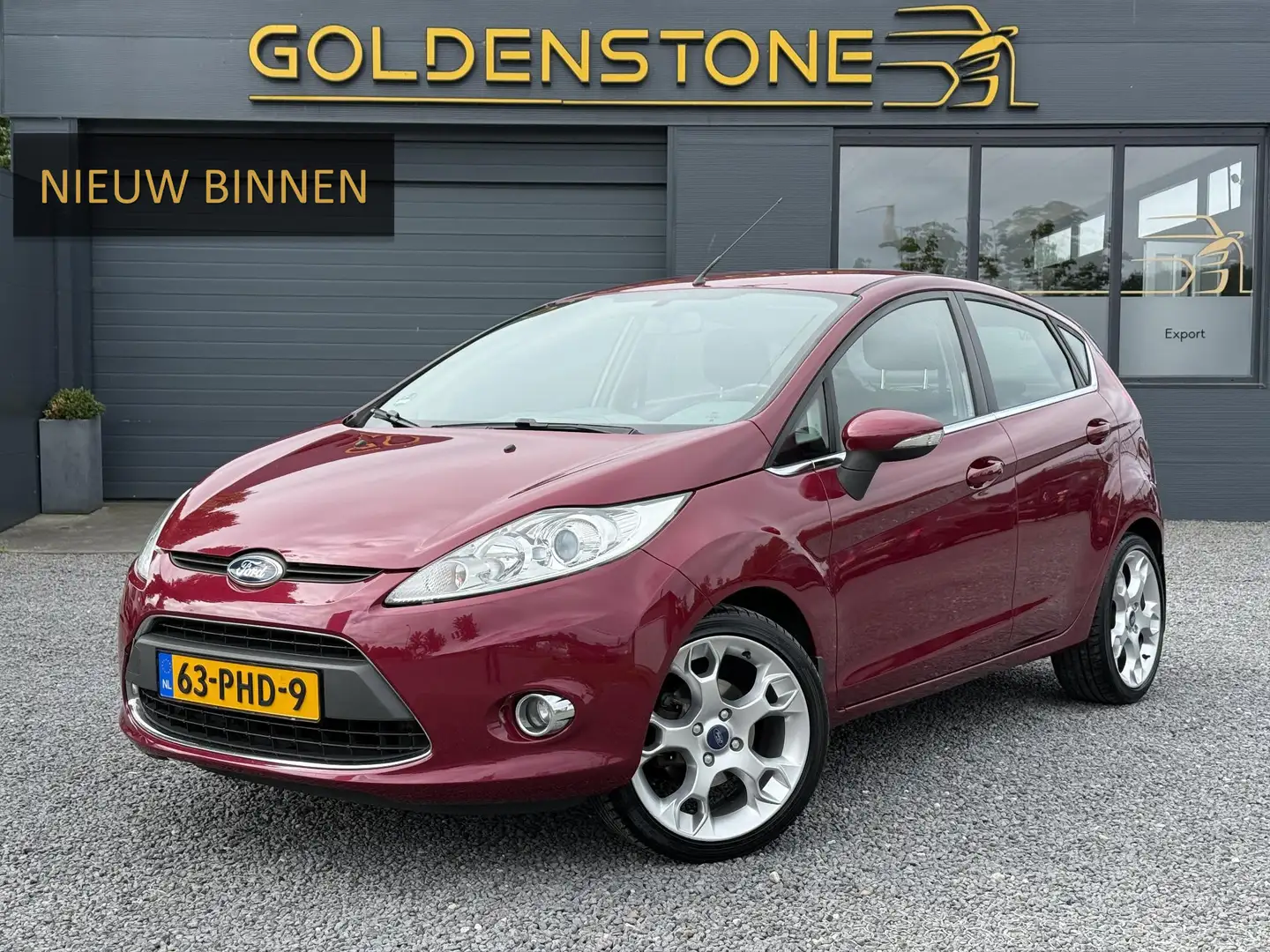Ford Fiesta 1.6 Titanium 2e Eigenaar,Trekhaak,Lm velgen 17'',A Rood - 1