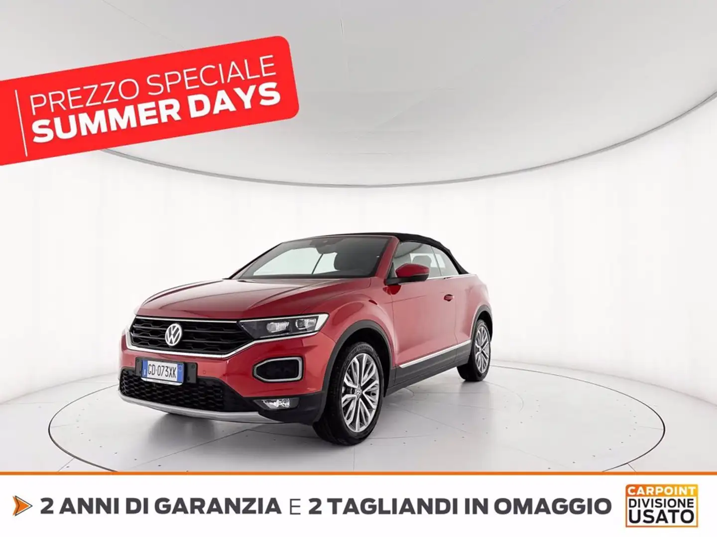 Volkswagen T-Roc cabriolet 1.5 tsi style dsg Rosso - 1