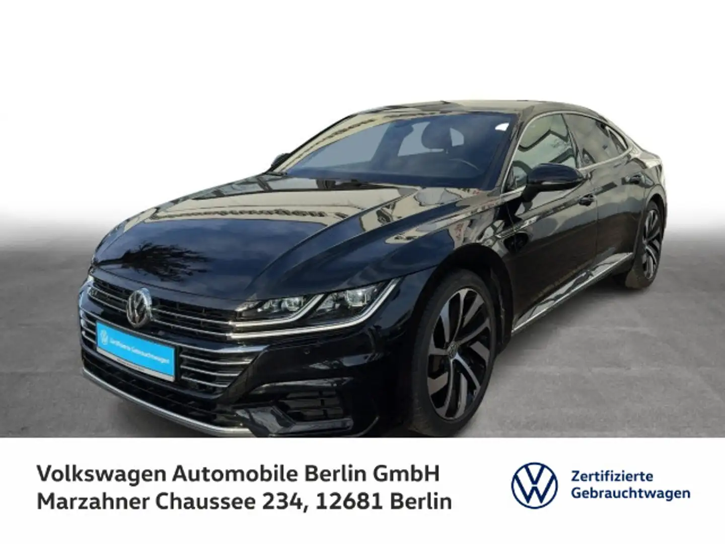 Volkswagen Arteon 2.0 TSI DSG R-Line Navi LED SHZ ACC PDC Schwarz - 1